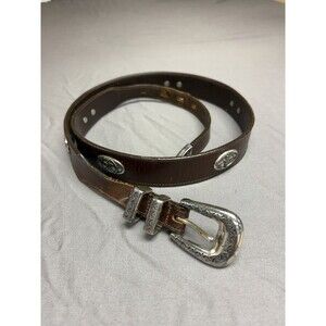 Vintage Nadim Genuine Leather Brown Belt Women’s Golf Size 36 3056